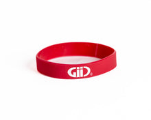 Load image into Gallery viewer, Just Let Go GiiC Crimson and White bracelet
