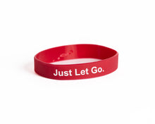 Load image into Gallery viewer, Just Let Go GiiC Crimson and White bracelet
