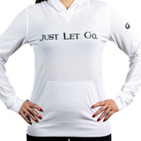 Women's Cut Lightweight Just Let Go Hoodies in 3 colors