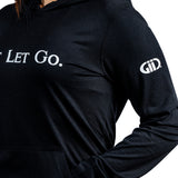 Women's Cut Lightweight Just Let Go Hoodies in 3 colors