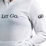 Women's Cut Lightweight Just Let Go Hoodies in 3 colors