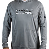 Just Let Go GiiC Grey Camo Unisex Hoodie