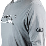 Just Let Go GiiC Grey Camo Unisex Hoodie