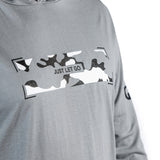 Just Let Go GiiC Grey Camo Unisex Hoodie