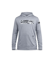 Load image into Gallery viewer, Just Let Go GiiC Grey Camo Unisex Hoodie
