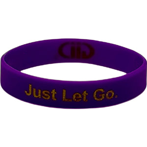 Just Let Go GiiC Purple and Gold Bracelet