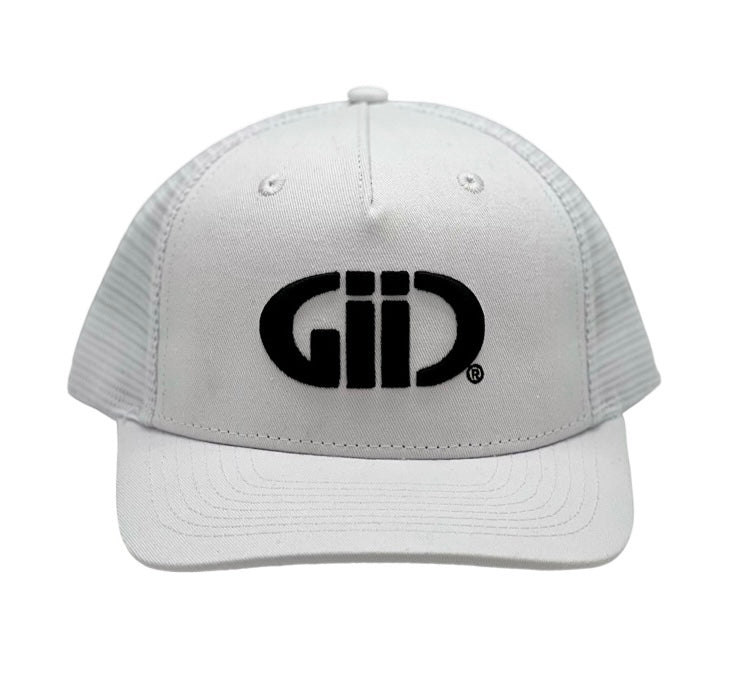 GiiC Black 3D White Hat