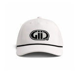 White GiiC Black Rope Hat
