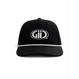 Black GiiC White Rope Hat