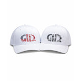 White/Black USA Flag GiiC Trucker Hats
