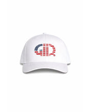 Load image into Gallery viewer, White/Black USA Flag GiiC Trucker Hats
