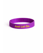 Load image into Gallery viewer, Just Let Go GiiC Purple and Gold Bracelet
