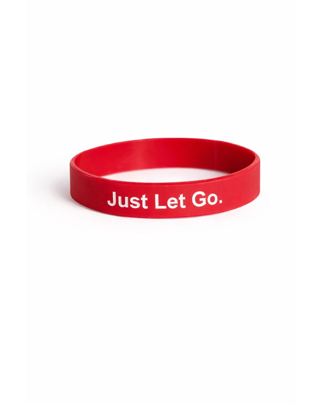 Just Let Go GiiC Crimson and White bracelet