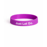 Just Let Go GiiC Purple and White Bracelet