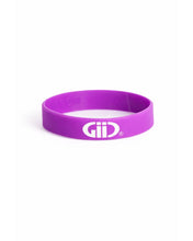 Load image into Gallery viewer, Just Let Go GiiC Purple and White Bracelet

