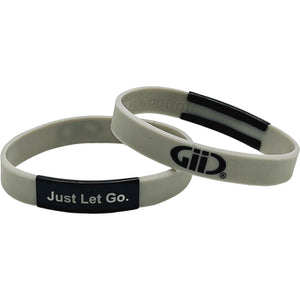 Just Let Go...GiiC Black Metal Wristbands